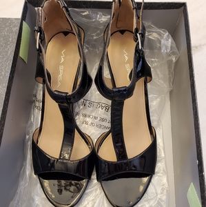 Via Spiga Patent Leather Sandal